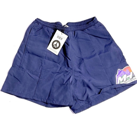 Madhappy Pants - Madhappy‎ Outdoors Nylon Shell Shorts - Size Small - Midnight Navy - NEW